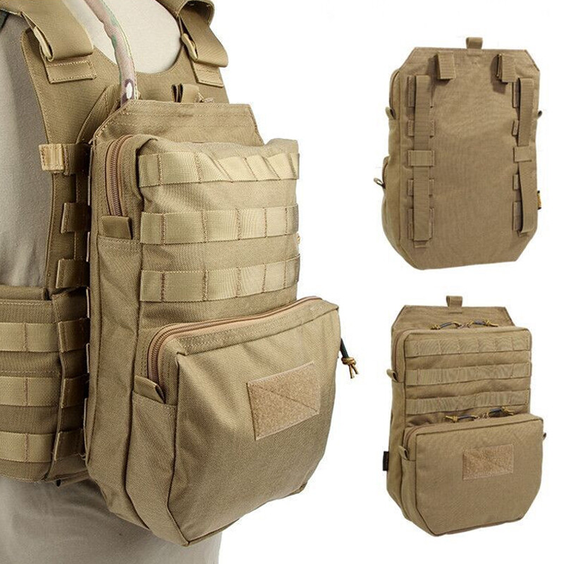 Tactical MOLLE Hydration Pack 3L Hydration Water Bladder Molle Vest Accessory US