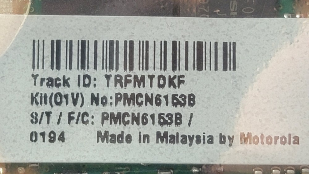 New OEM Motorola MTS2000 Control Board Flashed Smartzone PMCN6153B