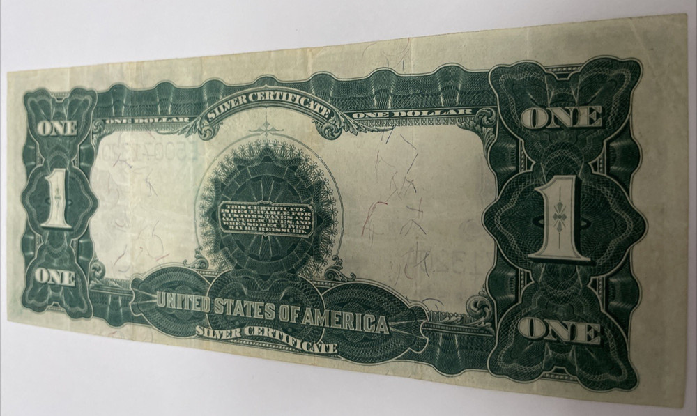 1899 $1 US SILVER CERTIFICATE LARGE NOTE BLACK EAGLE VERY NICE