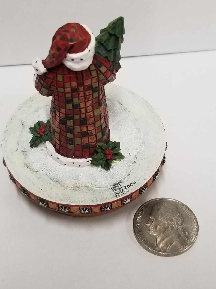 2000 Lang Candle Topper Santa Claus Figure