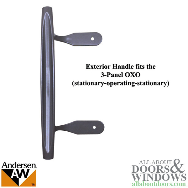 Andersen Exterior Handle For Sliding Doors Dished Door Handle For 3 Panel Door