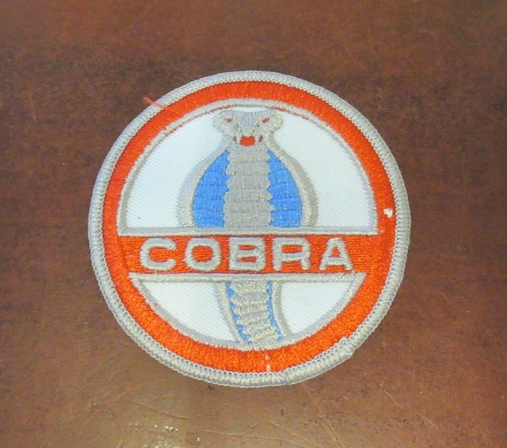 New Flat Head Cobra Round Patch