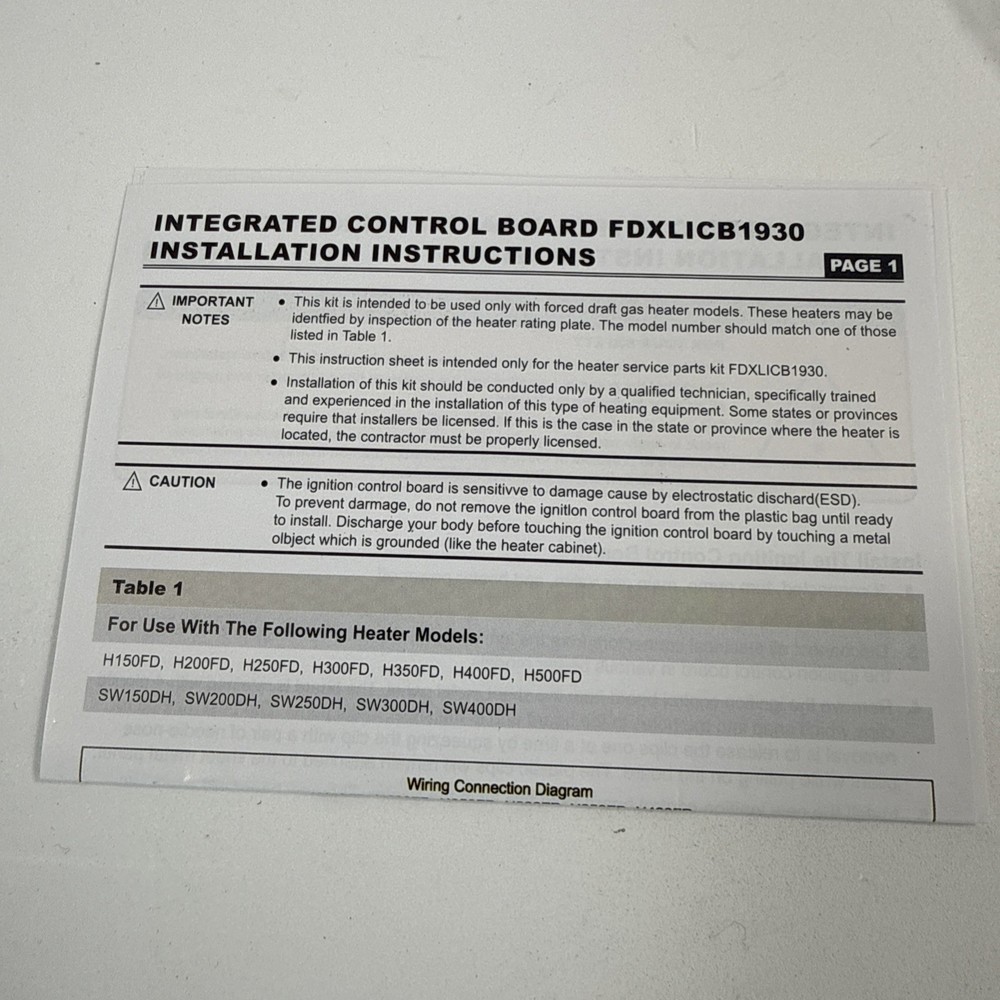 FDXLICB1930 Integrated Control Board Replacement Kit for Hayward