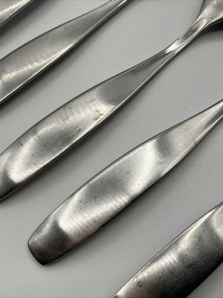 13 West Elm Stainless Satin Flatware Teaspoon & Tablespoon & Serving Silverware