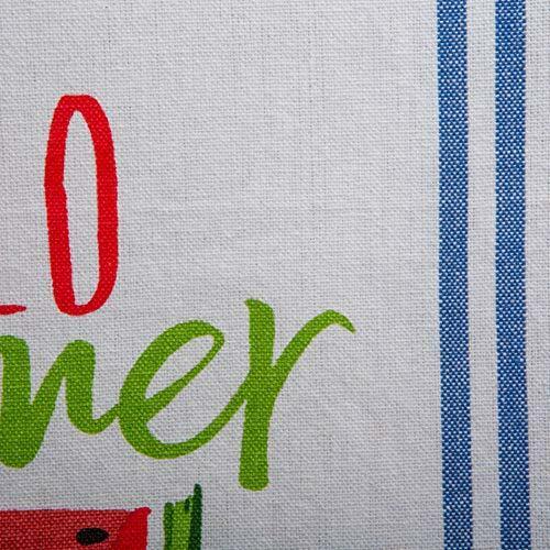 DII Watermelon Collection Kitchen, Table Runner, 14x72, Hello Summer