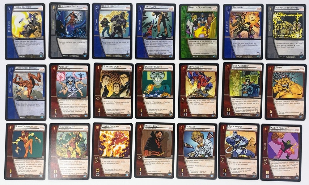 Upper Deck Vs System: Marvel Origins Near Complete Set 1st Edition (219/220)