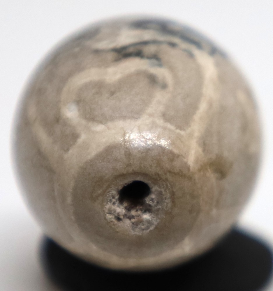 Himalayan Indo Agate DZI Old Genuine Ancient Longevity Patten Good Luck Bead