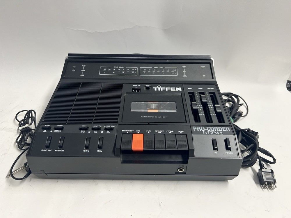 Tiffen Pro Corder System II Slide Projector (Sync to Sound) Main Unit Tested