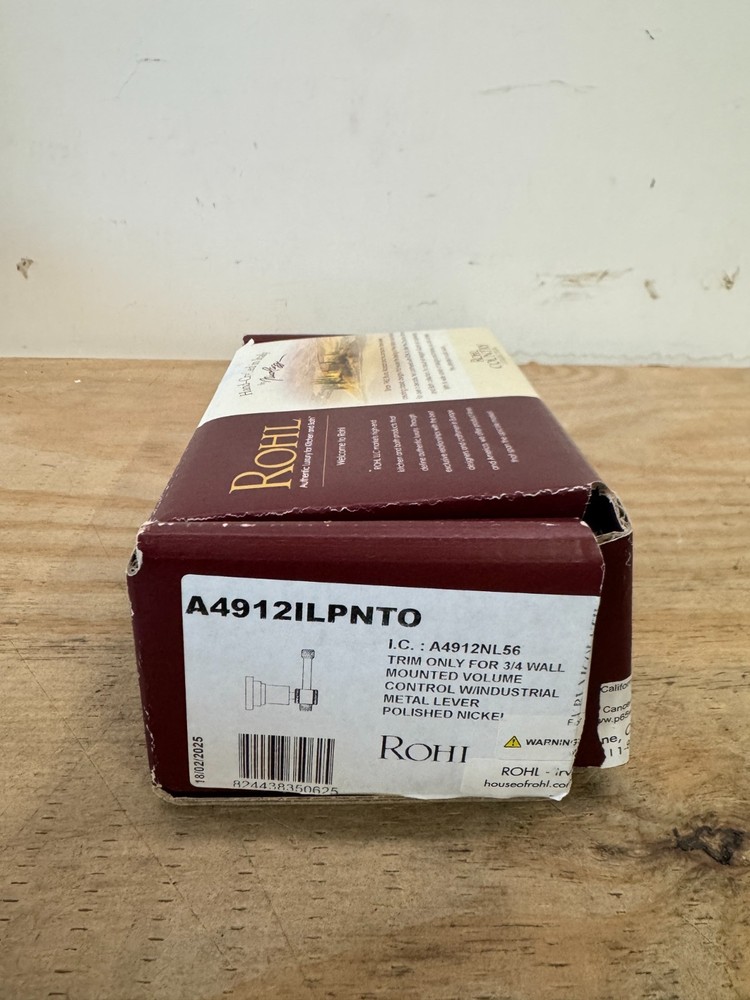 Rohl A4912ILPNTO Campo 3 Function Diverter / Volume Control Valve Trim *READ*