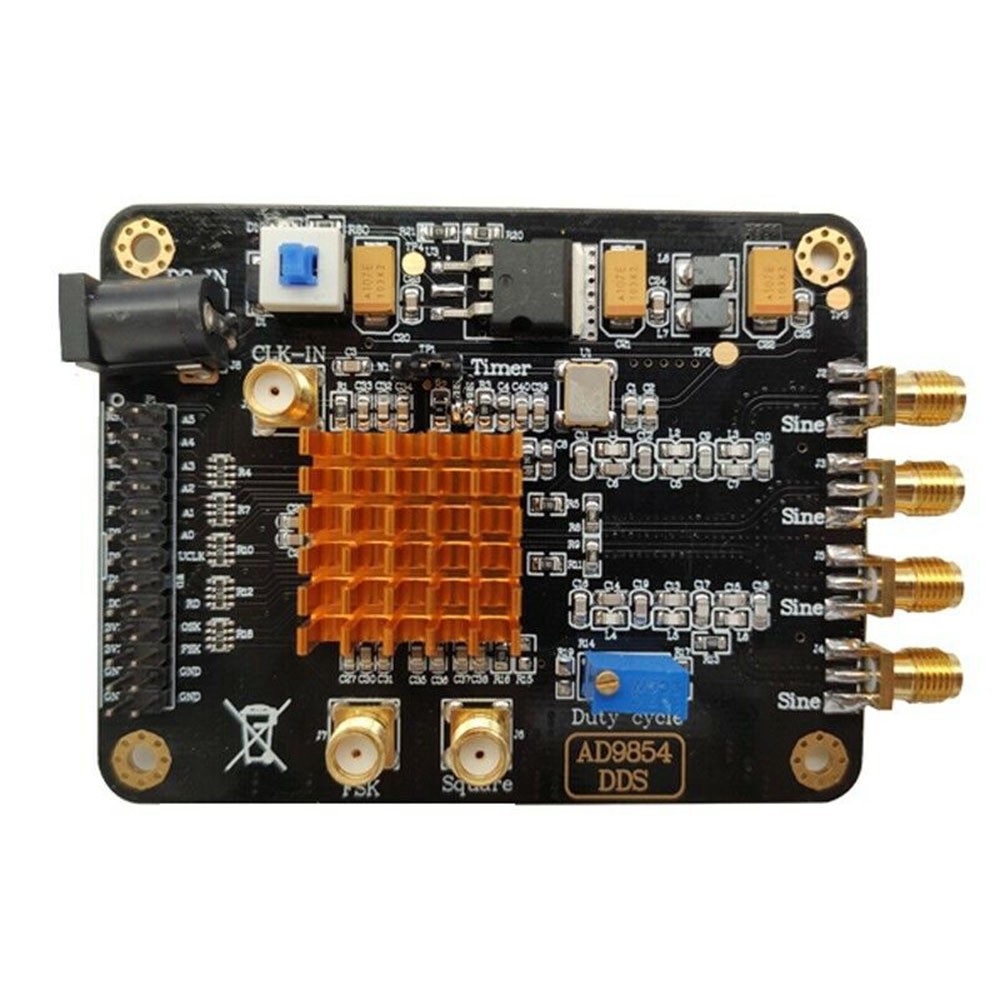 For AD9854 Signal Generator Module Sine/Square Wave DDS Signal Source