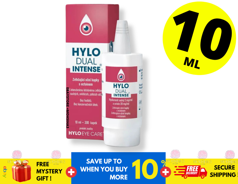 Hylo-Dual Intense Lubricating Eye Drops 10ml