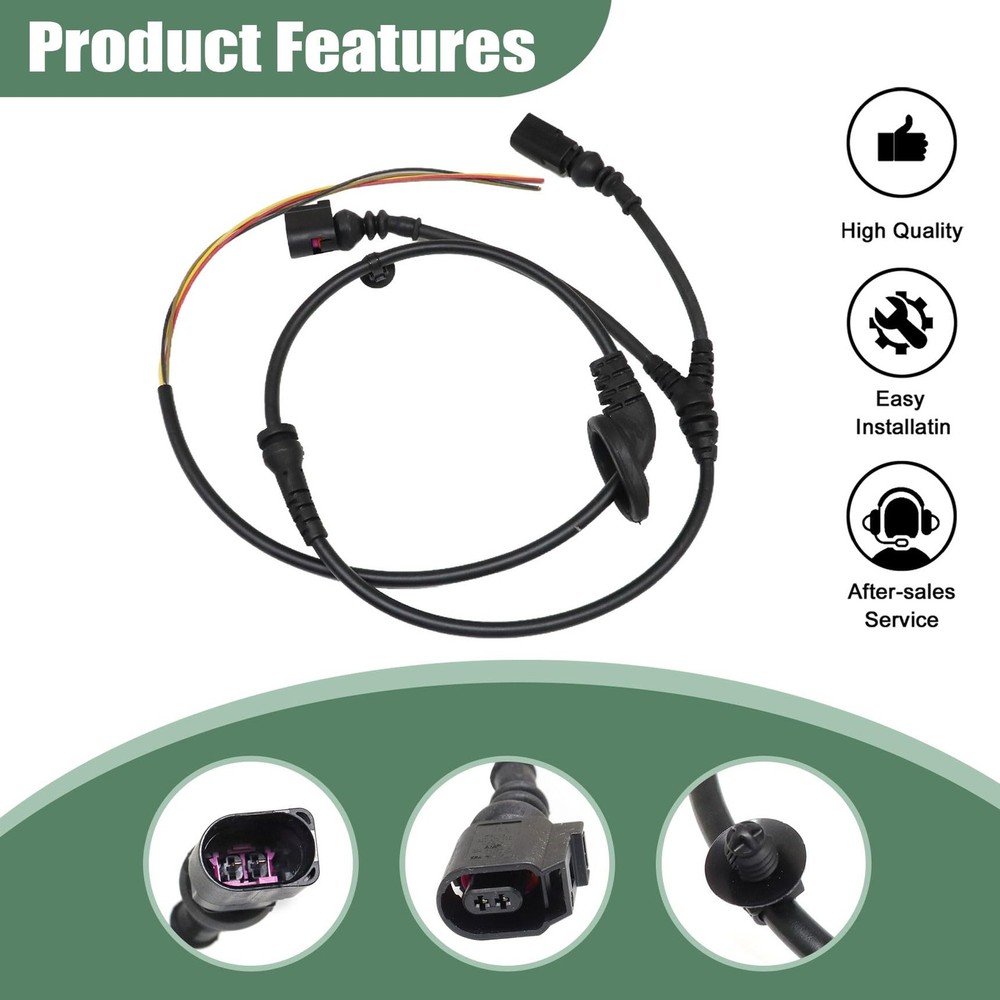 Front Left ABS Wheel Speed Sensor Wiring Harness Cable Compatible with VW Vol...