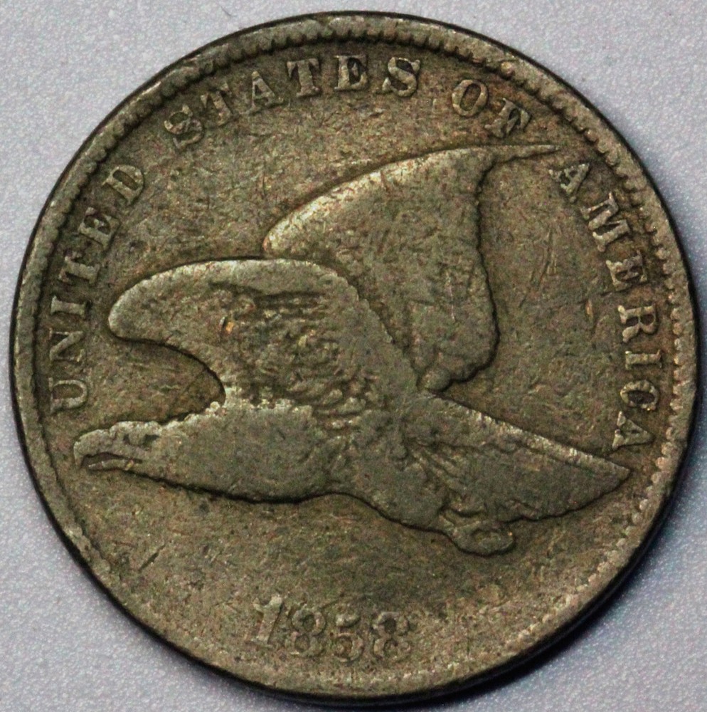 1858 Flying Eagle Cent  Sm Letters                #B