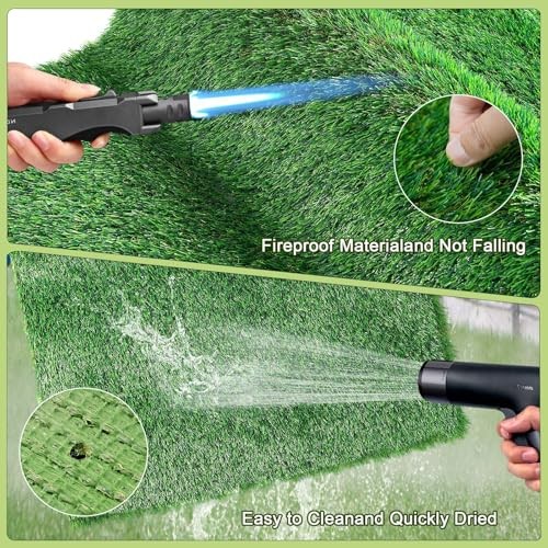 THREE ORANGES Artificial Grass, Reusable Dog Training Mat Large Size - 3X5FT