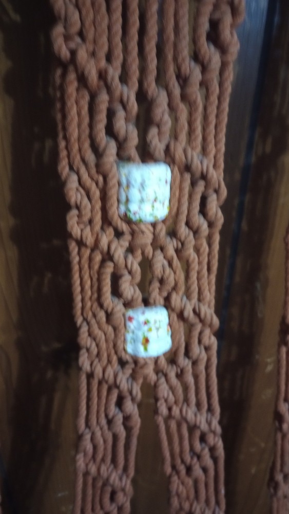 Vintage Macrame Shelf Terracotta