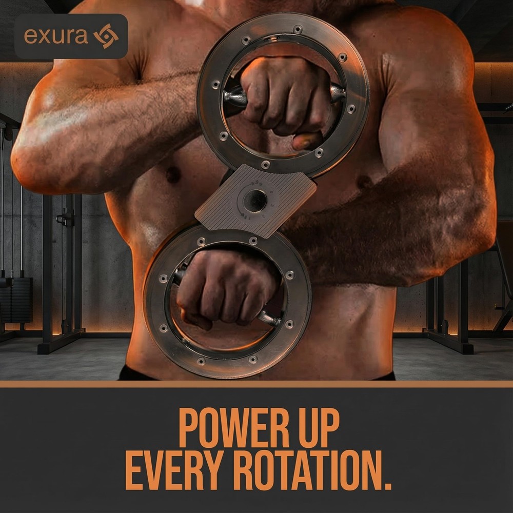 Spinning Rotator Burn Machine – Forearm Exerciser & Boxing Arm Rotation Train...
