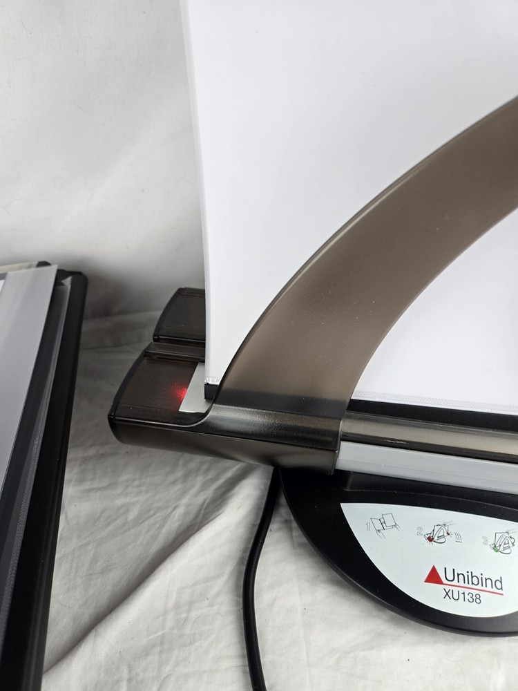 Unibind XU138 Binding Machine and Peleman Covers