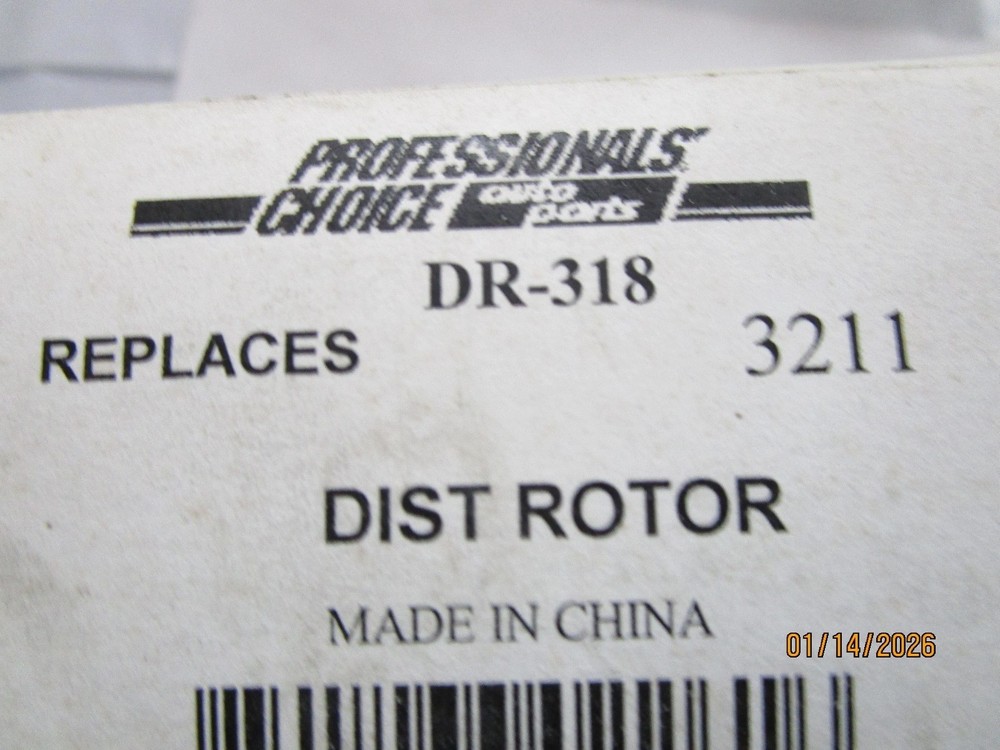 Distributor Rotor Professionals Choice DR318
