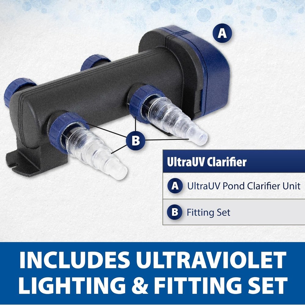 UV Pond Clarifier 13W Algae Control Safe for Fish