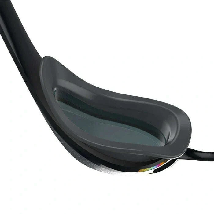 Speedo Fastskin Pure Focus Mirrored Goggles, Black/Grey Ruby