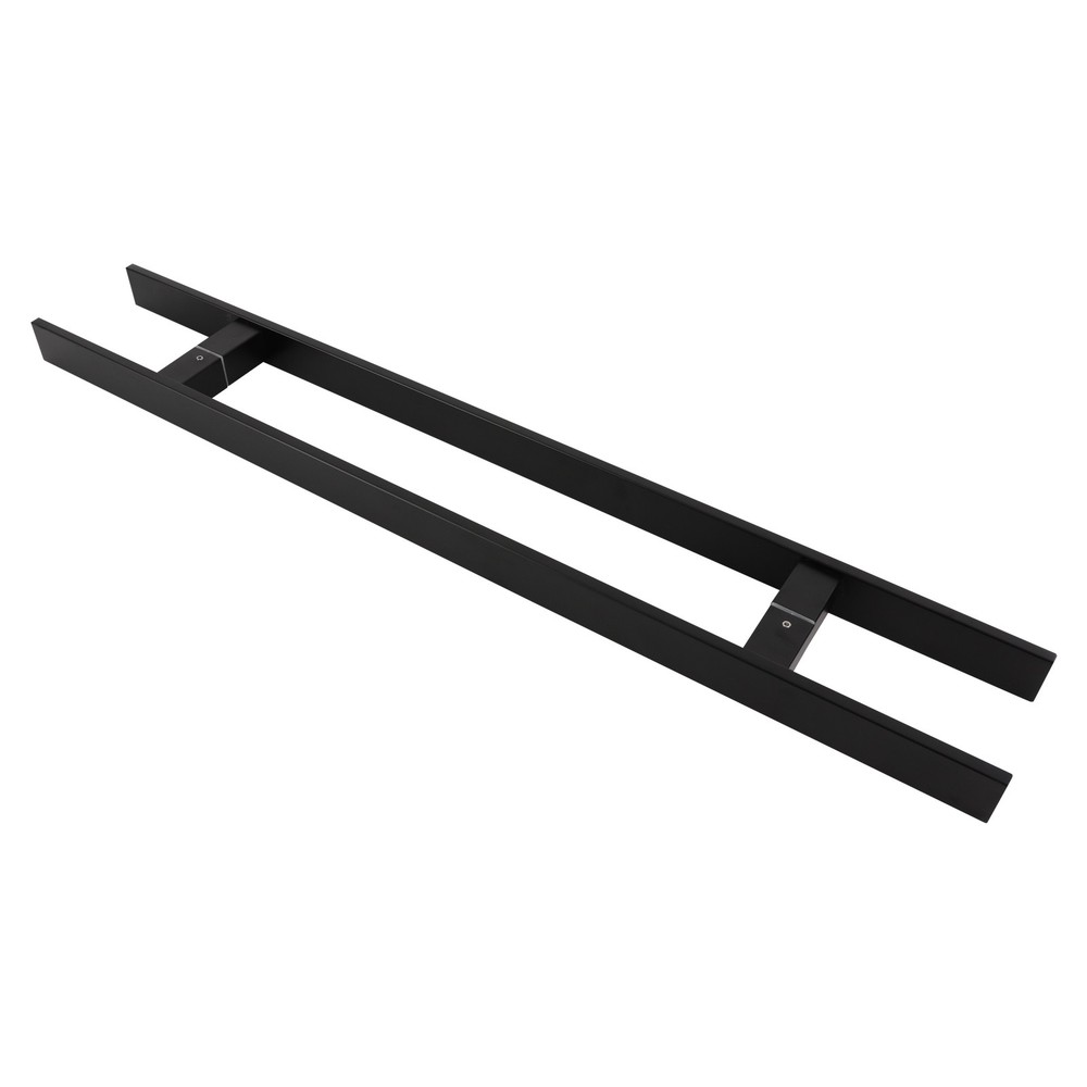 Stainless Steel Double Sided Push Pull Door Handle, H-shaped Door Pull Handle