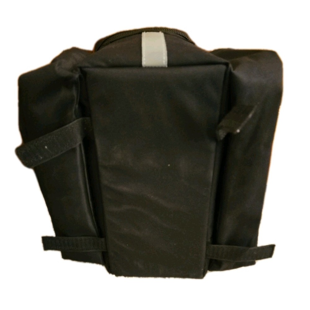 Cycle Force Group Saddle Bag Large Capacity Black Reflective