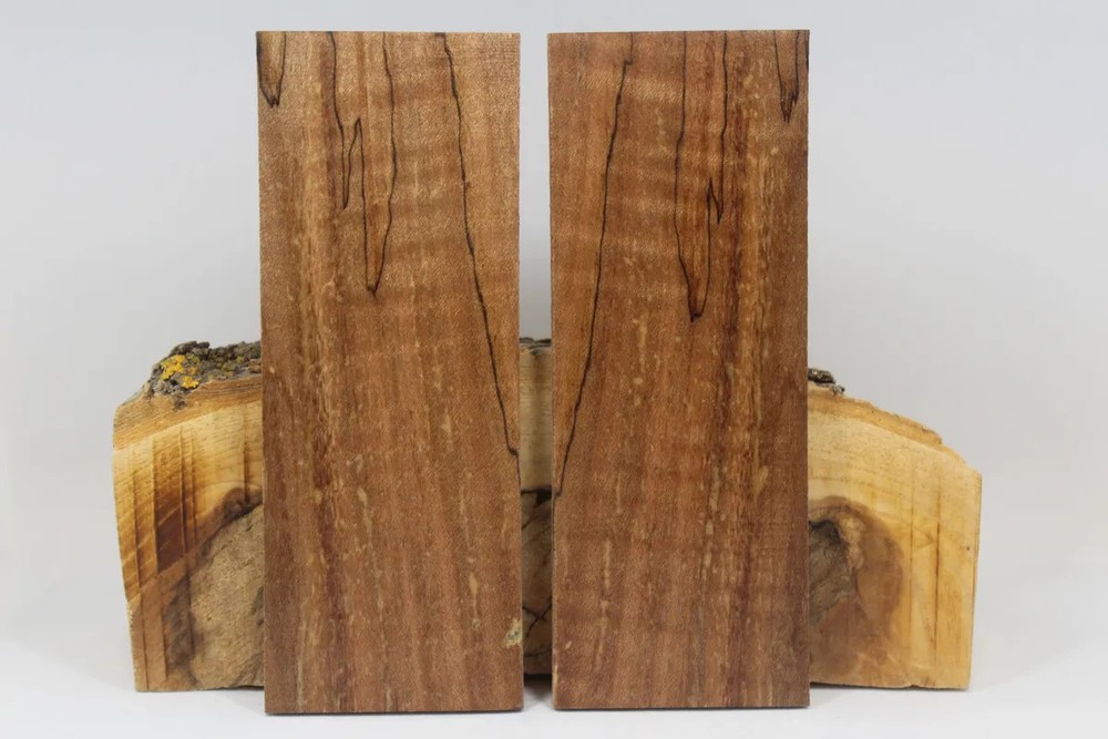 STABILIZED MAPLE CUSTOM KNIFE HANDLE MATERIAL BLANK SCALES (6359)