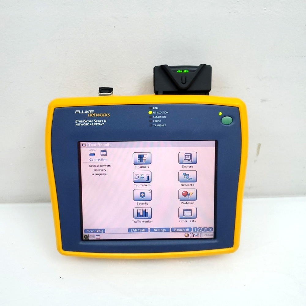 Fluke Networks EtherScope Series II Network Assistant with Case & Accessories