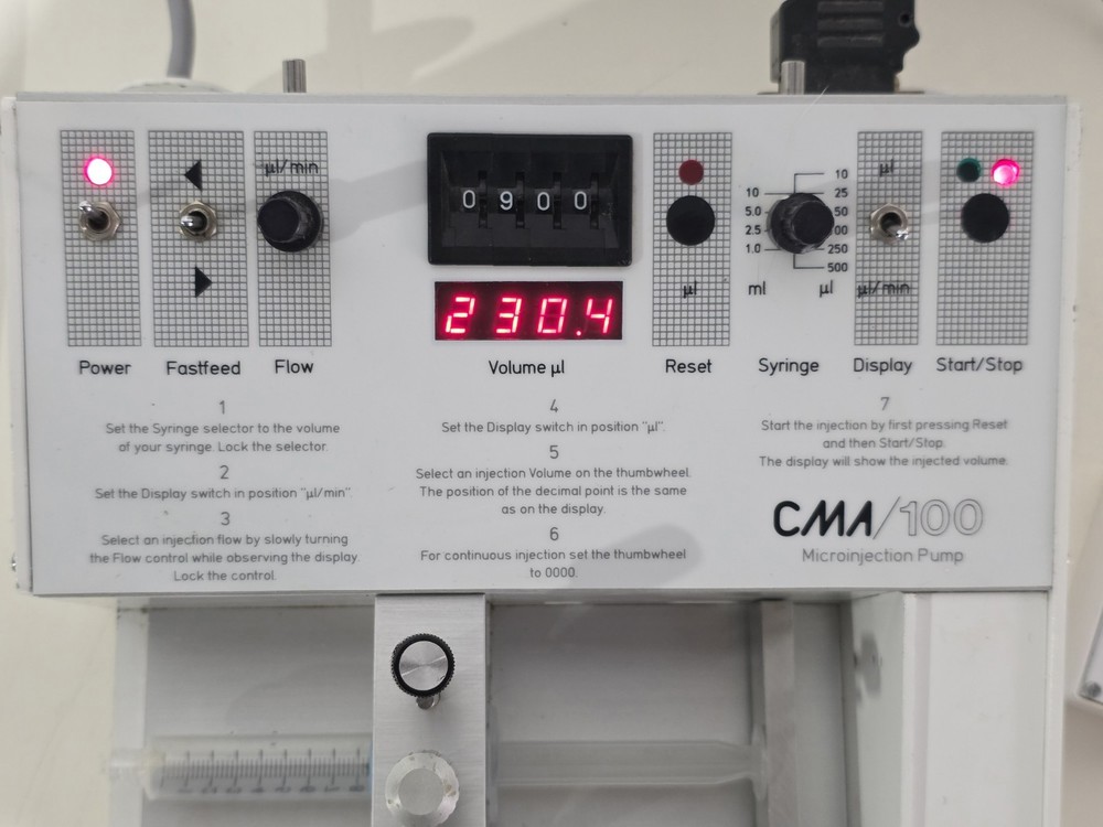 Bioanalytical Systems CMA/100 Microinjection Pump