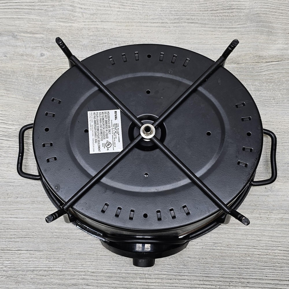 Rival VersaWare Slow Cooker Replacement Base & Power Cord Stainless Model SC7600