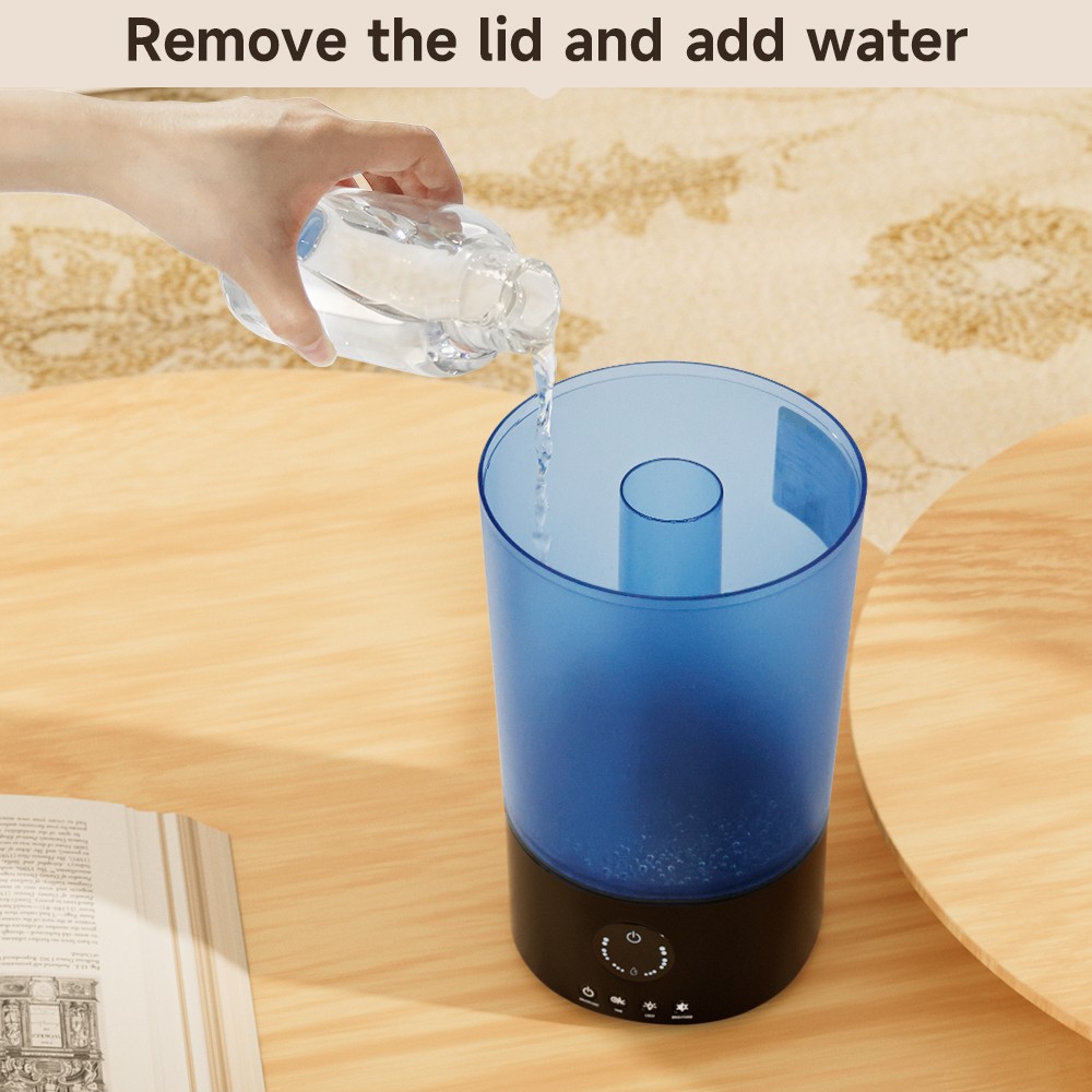 Humidifiers 3.2L with 360° Nozzle and Colorful Gradient Light
