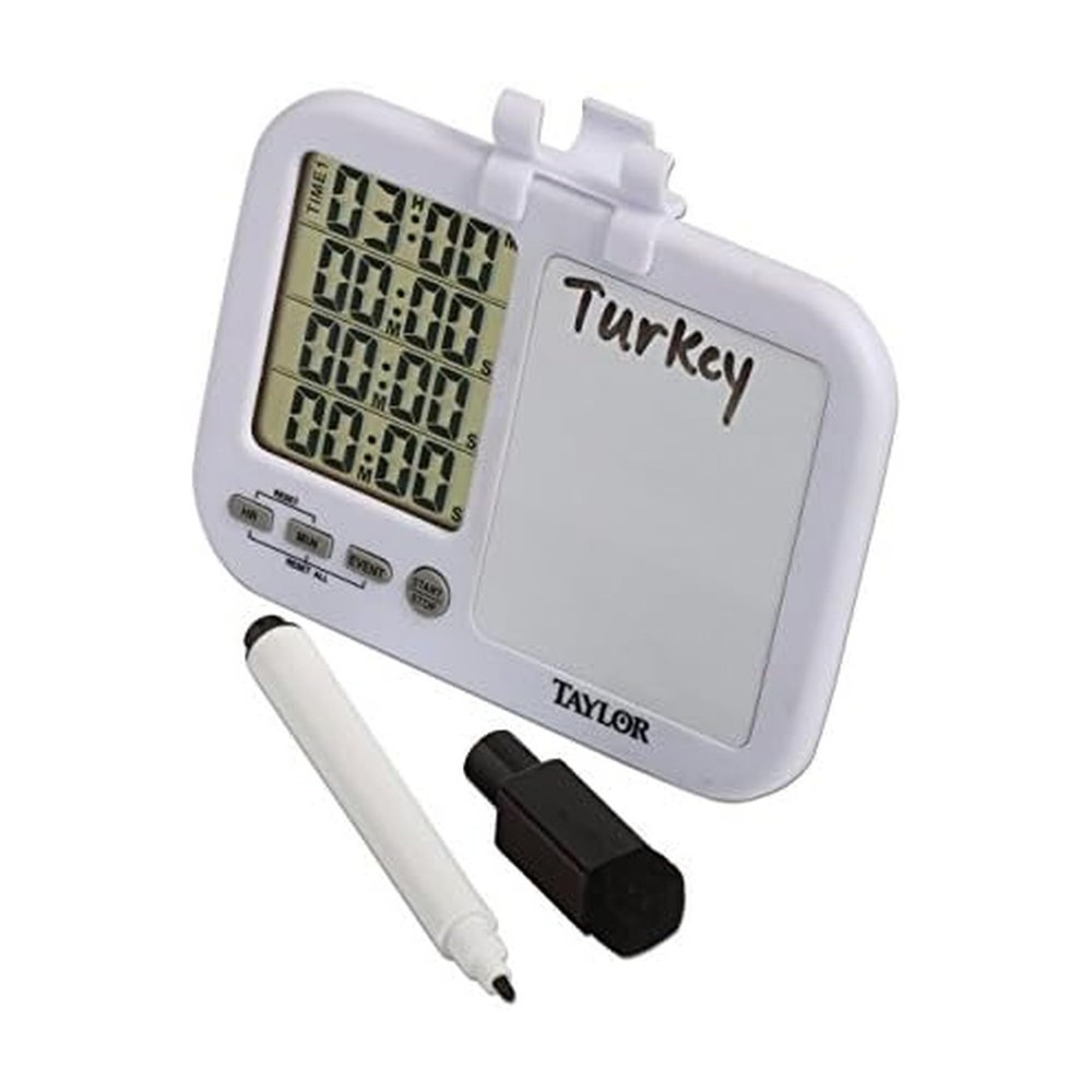 5849 Four-Event Digital Timer with Whiteboard for School, Learning, Projects,...