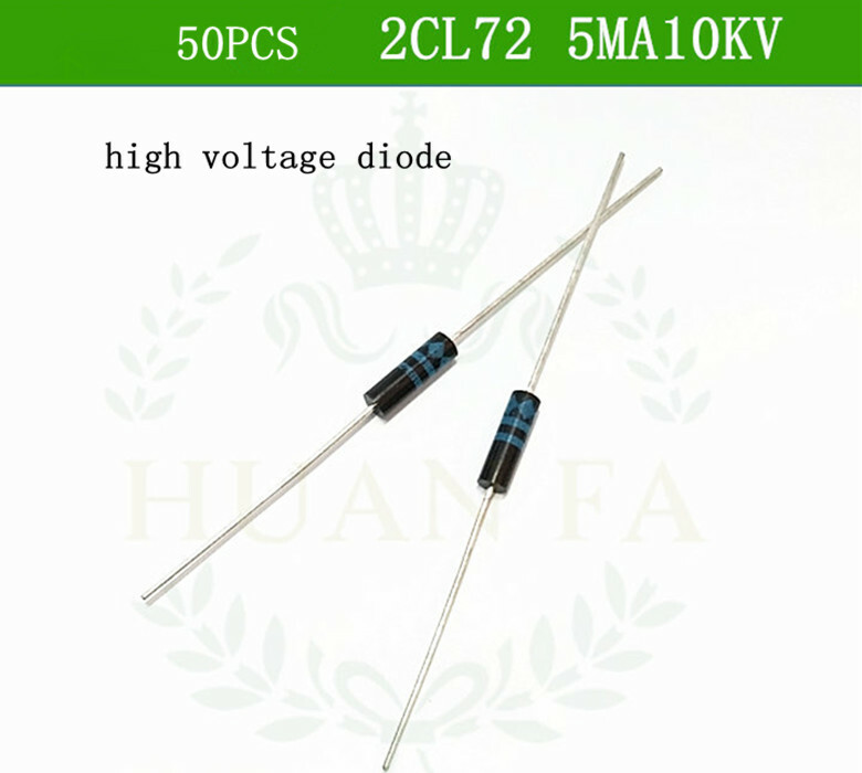 50pcs High frequency high voltage diode 2CL72 fast recovery rectifier 5mA 10kV