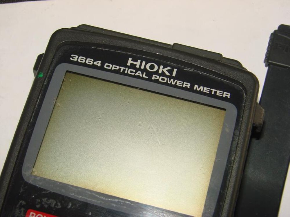 HIOKI 3664 Optical Power Meter W/ 9742 Beam Laser Optical Sensor