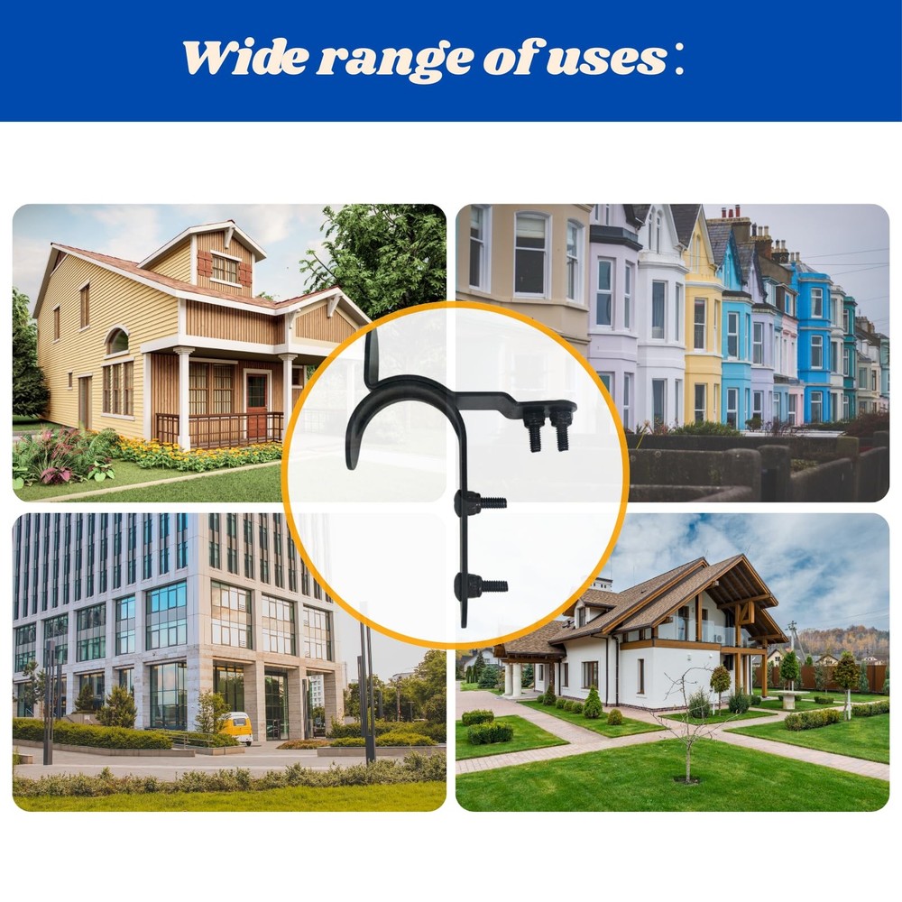 Mailbox Latch and Handle Kit, Thickened Replacement Set Black