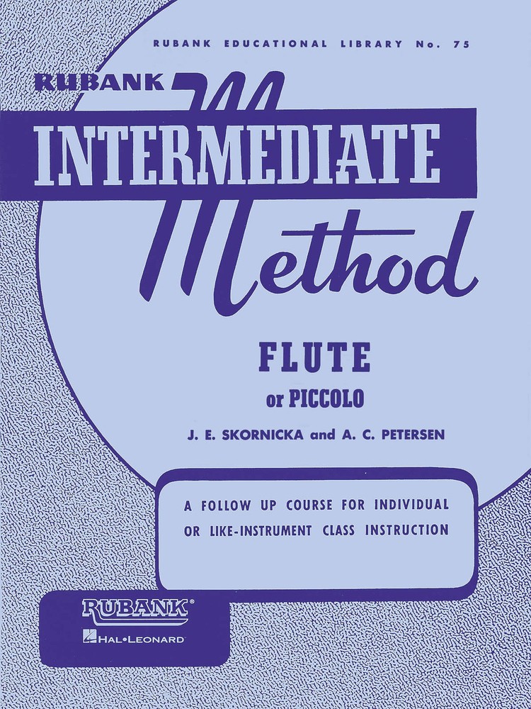 Rubank Intermediate Method Flute Piccolo Music Lessons Studies Scales Book
