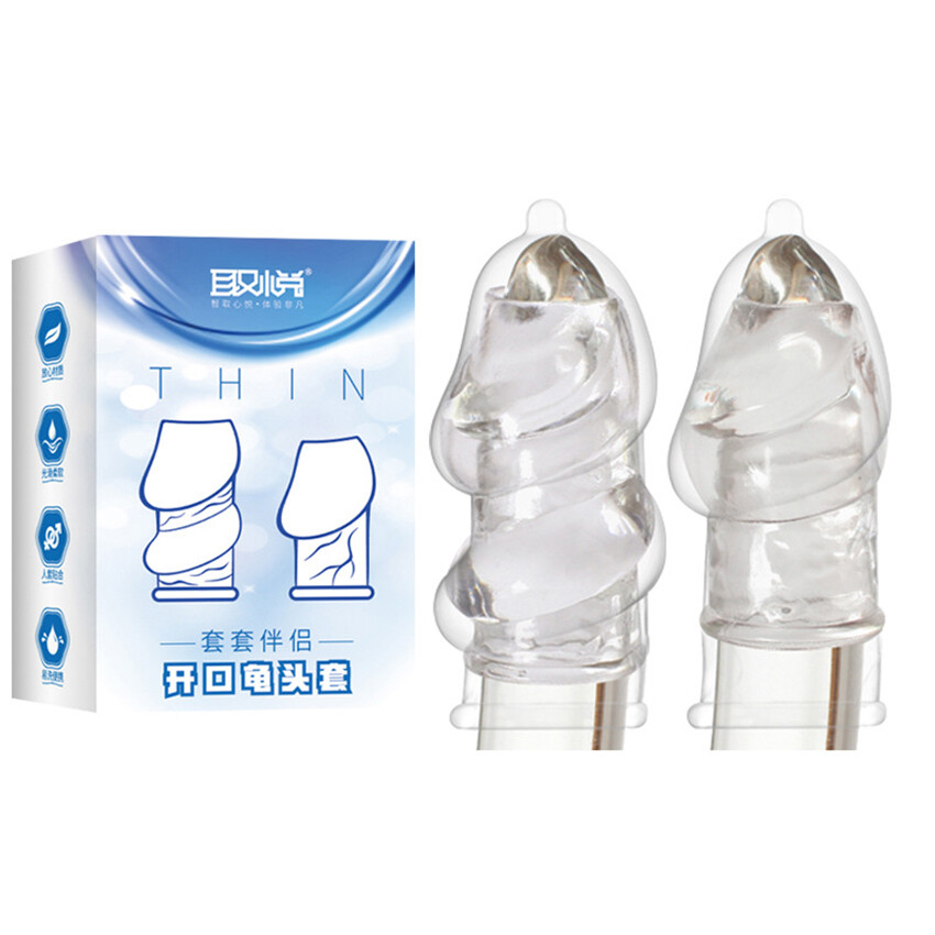 2PCS/Set Penis Glans Foreskin Phimosis Curing Correction Ring For Man-Supplement
