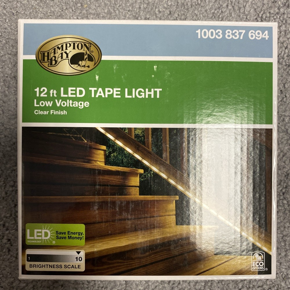 Hampton Bay LED Tape Light Landscape - Pathway Integrated - 12 ft - Clear Finish