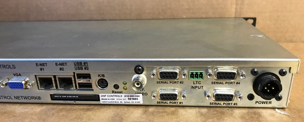 DNF Controls GTP-32 GPI Tally Processor Flex Control Network Mountable