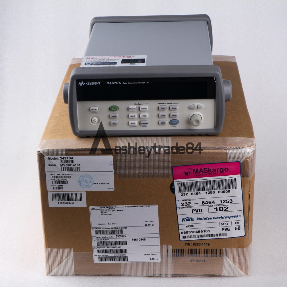 ONE NEW keysight 34970A data acquisition switch