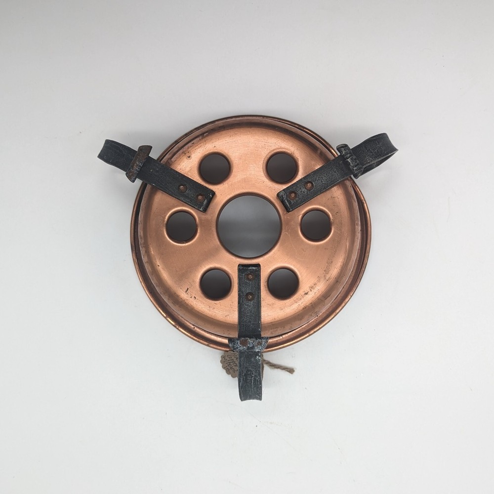 Copper bowl stand with holes