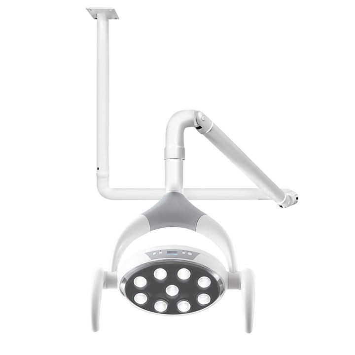 Ceiling Mounted Dental LED Operating Light Sensor Light 9 Led Bulbs Exam Light