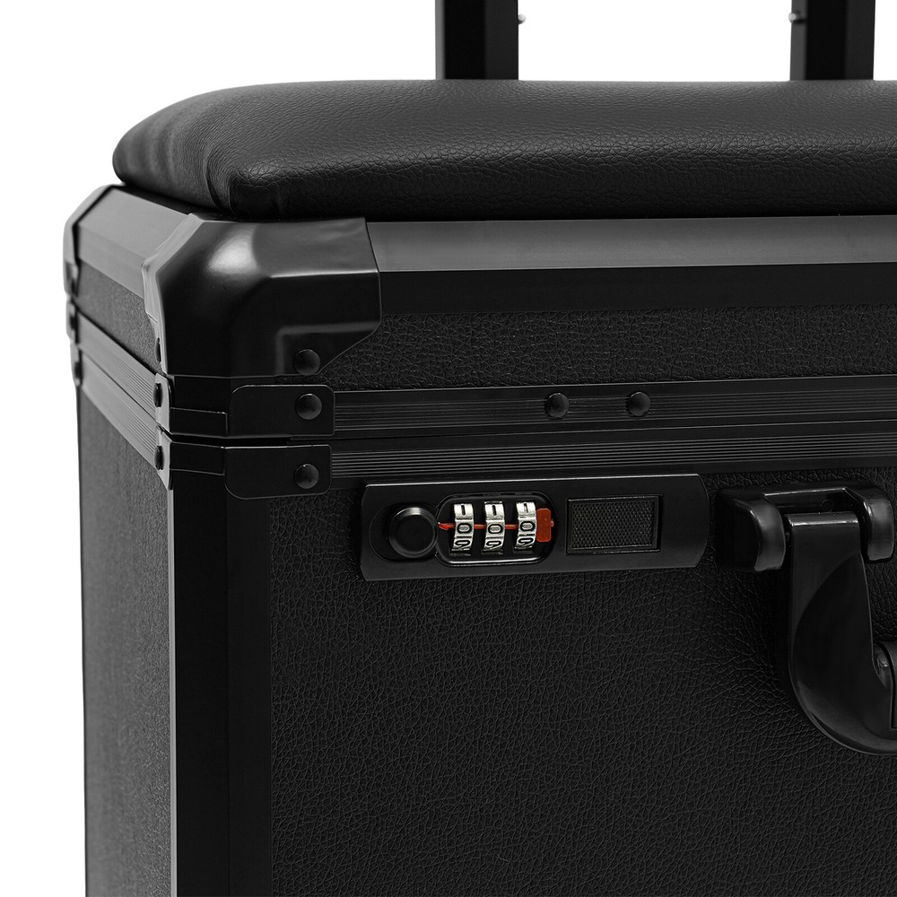 Cosmetic Storage Box Multi Function Makeup Case Rolling Luggage Suitcase 44.09lb