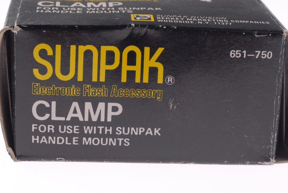 SUNPAK QUICK Release Clamp 651-750 F/ Handle Mount Flash/USED. TESTED!