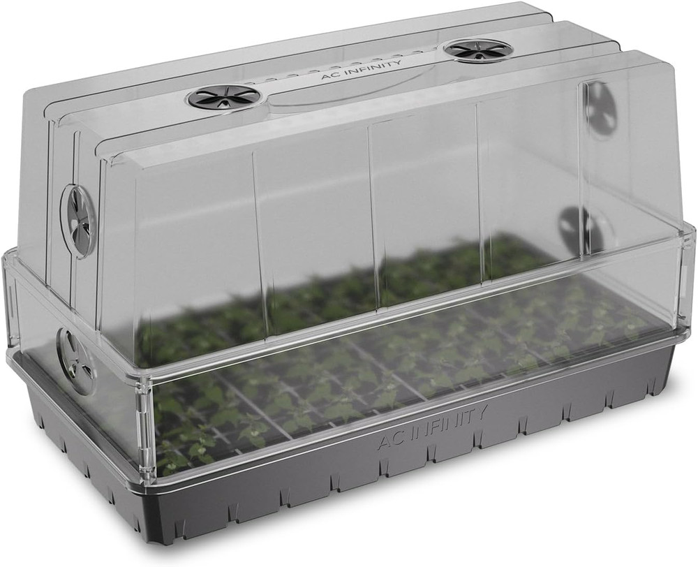 AC Infinity Large Humidity Dome, Heavy-Duty Germination Kit with 3 Mm Thickest C