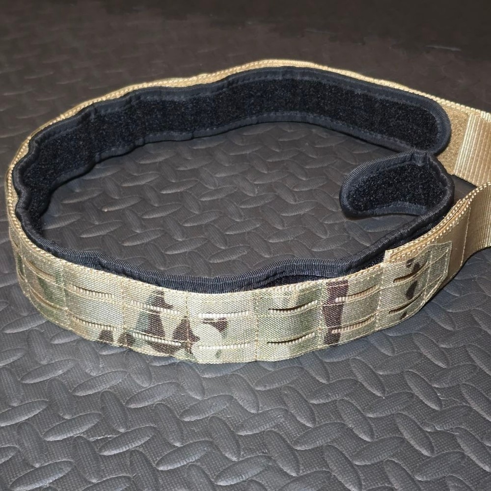 Men's WALKER Tan & Black Tactical Belt One Size