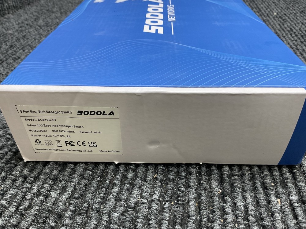 SODOLA 5-Port 10Gb Web Managed Switch
