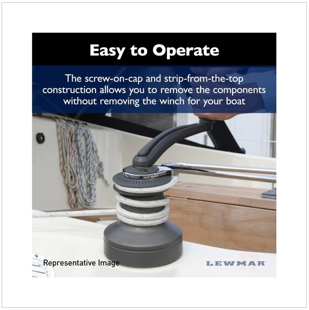 Two Lewmar 30 Self Tailing Winches