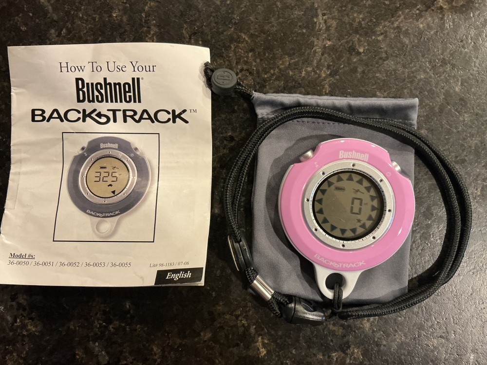 Pink bushnell backtracker
