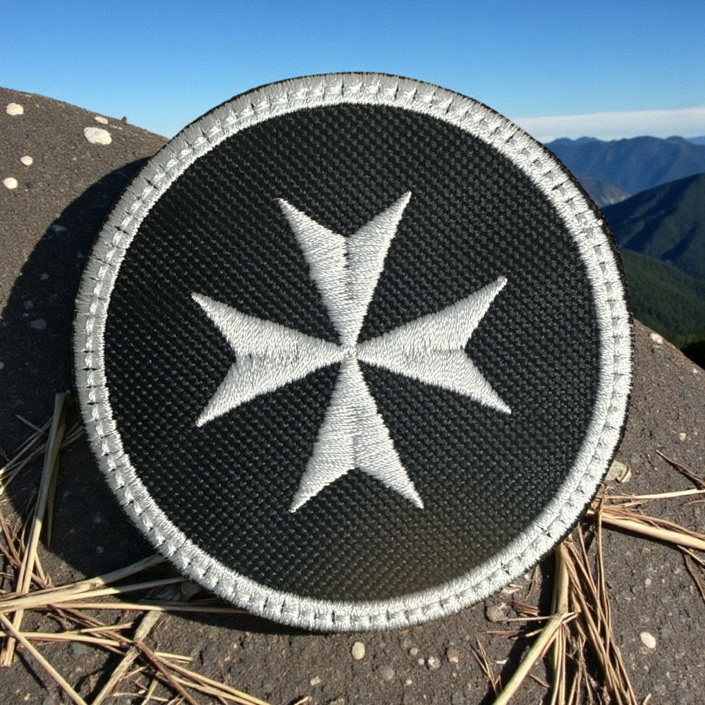 Black Templars Embroidery Patch 3" X 3"